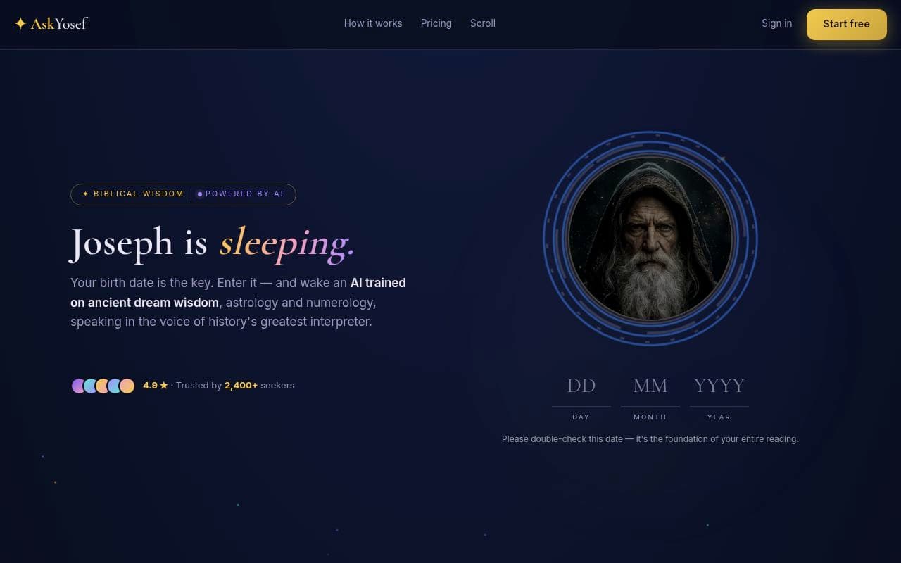 AskYosef.com screenshot