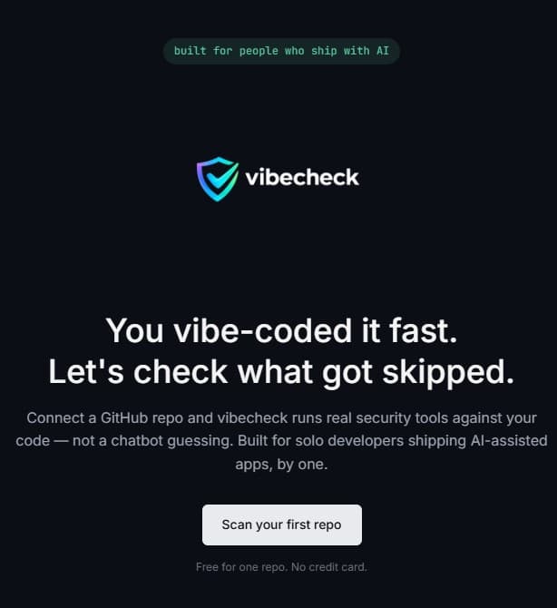 VibeCheck screenshot