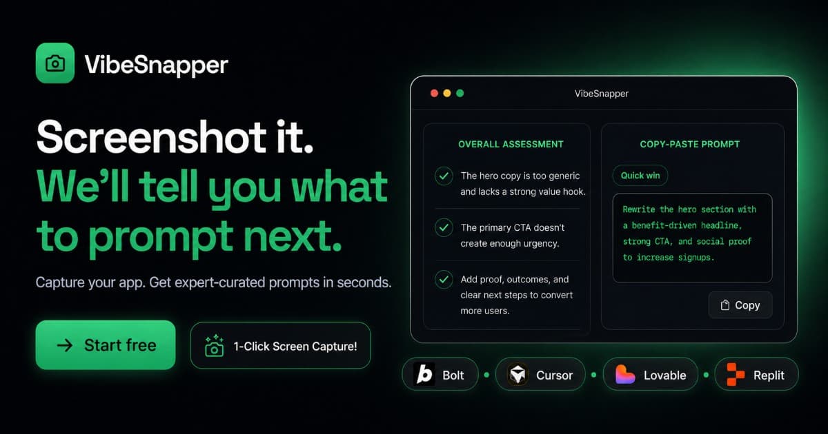 VibeSnapper screenshot