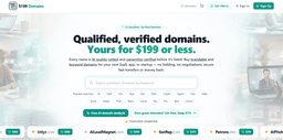 $199 Domains screenshot