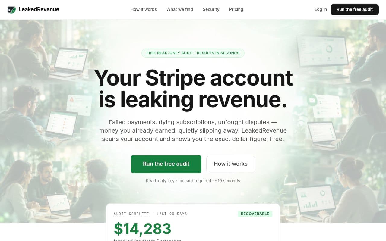 LeakedRevenue screenshot