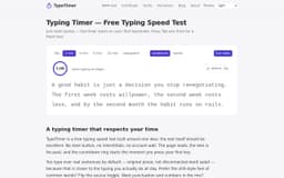 TypeTimer screenshot