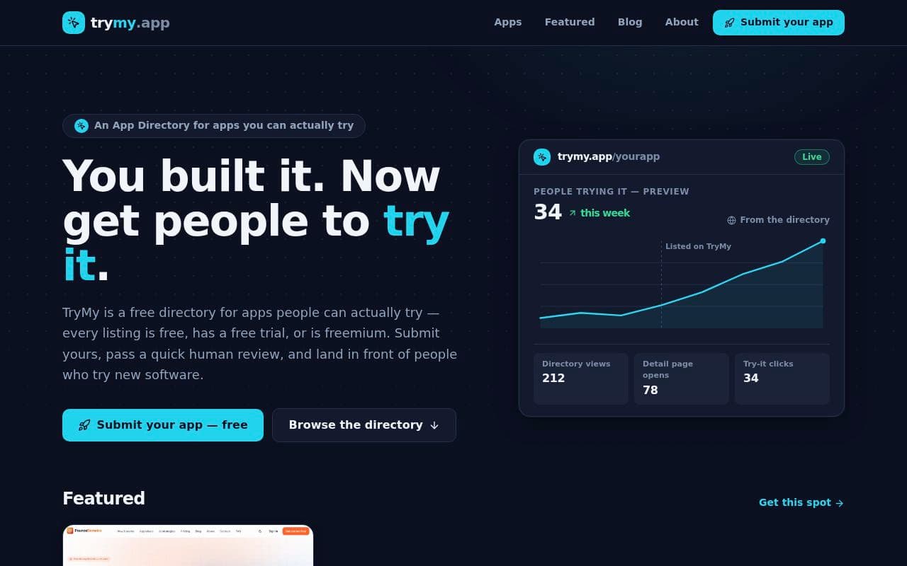 TryMy.App screenshot