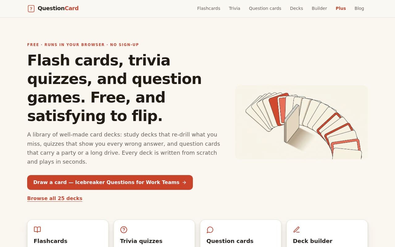 QuestionCard screenshot