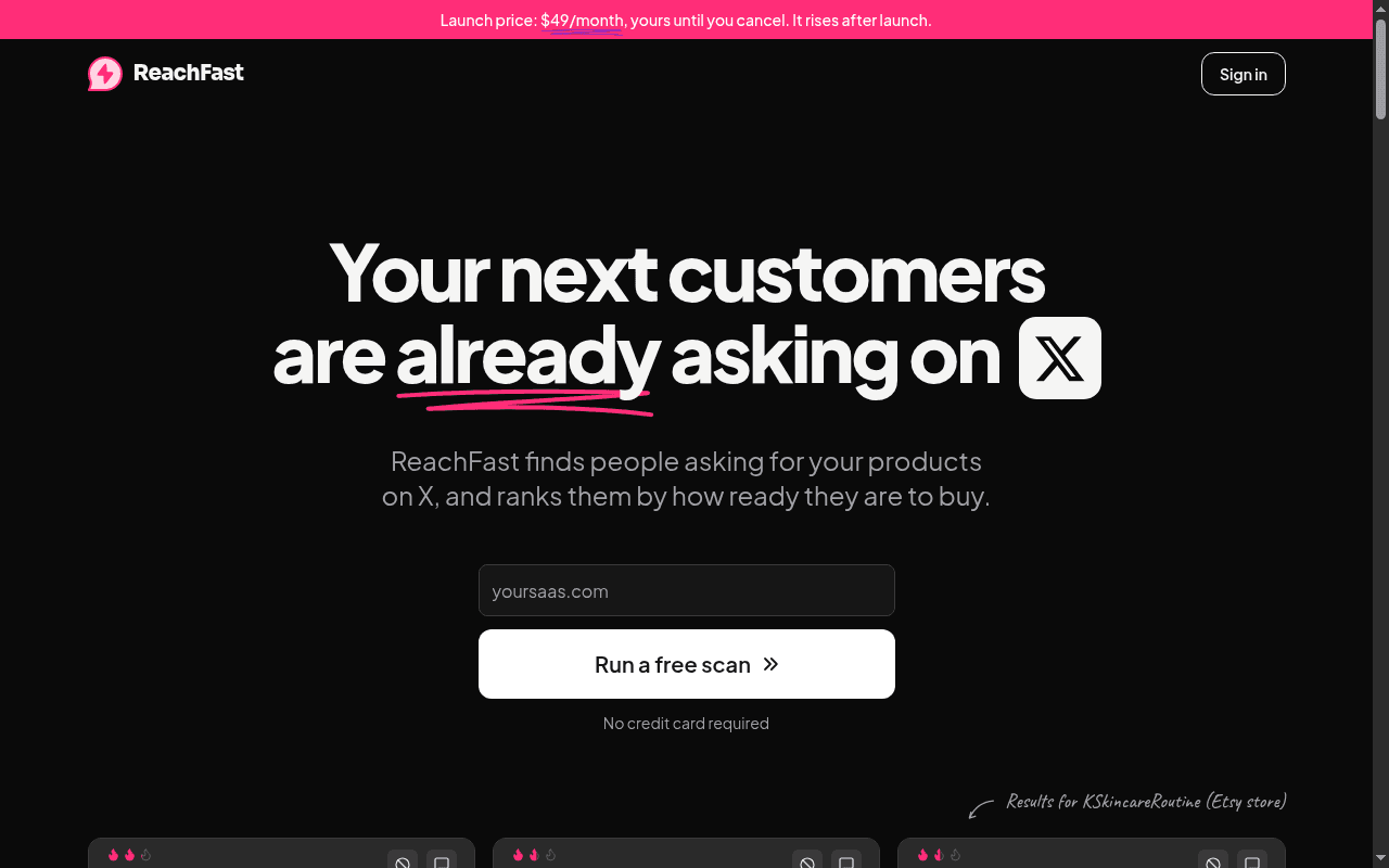 ReachFast screenshot