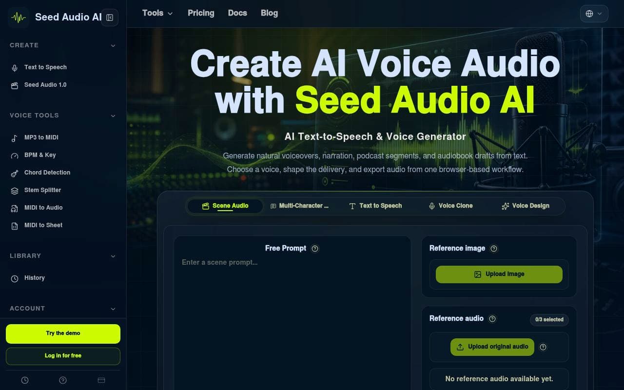 SeedAudio screenshot