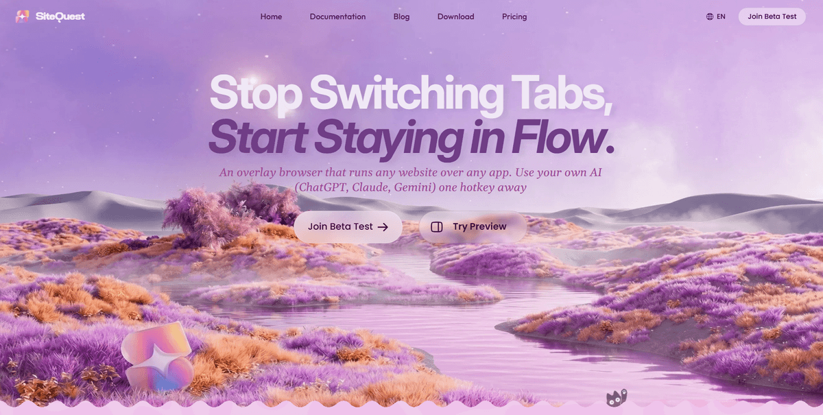 SiteQuest screenshot