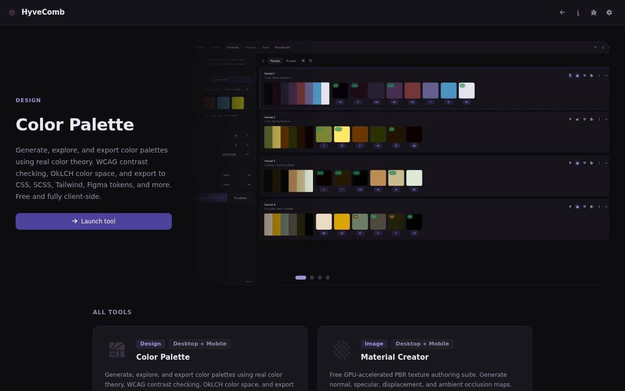 HyveComb screenshot