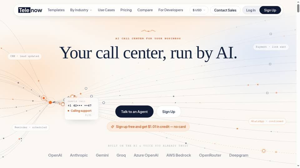 Telenow screenshot
