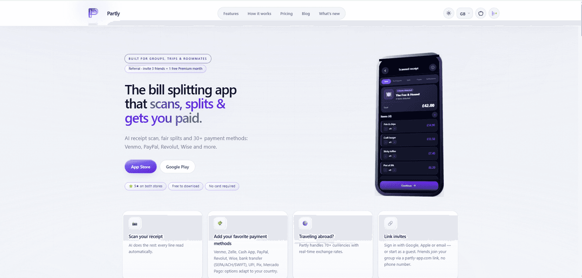 Partly screenshot