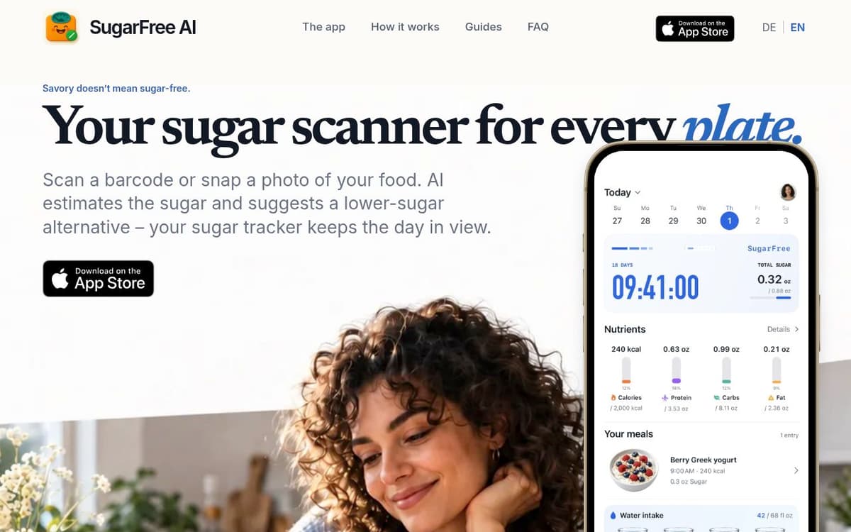 SugarFree: Sugar & Macros AI screenshot