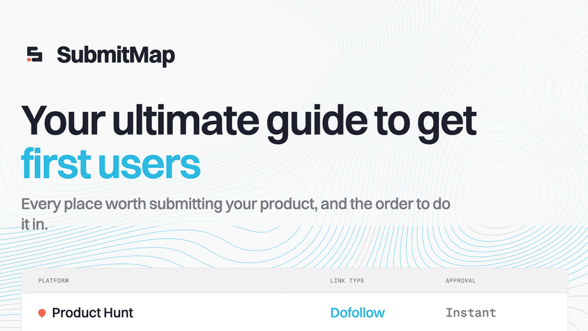 SubmitMap screenshot