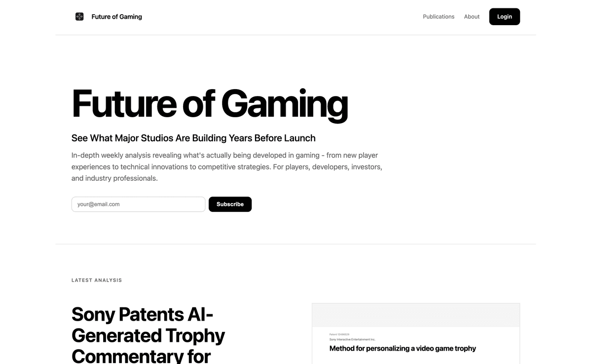 Future of Gaming screenshot