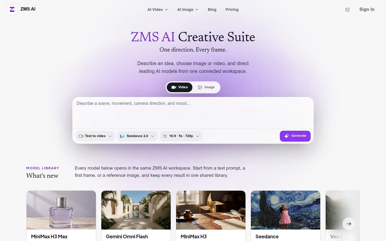 ZMS AI screenshot