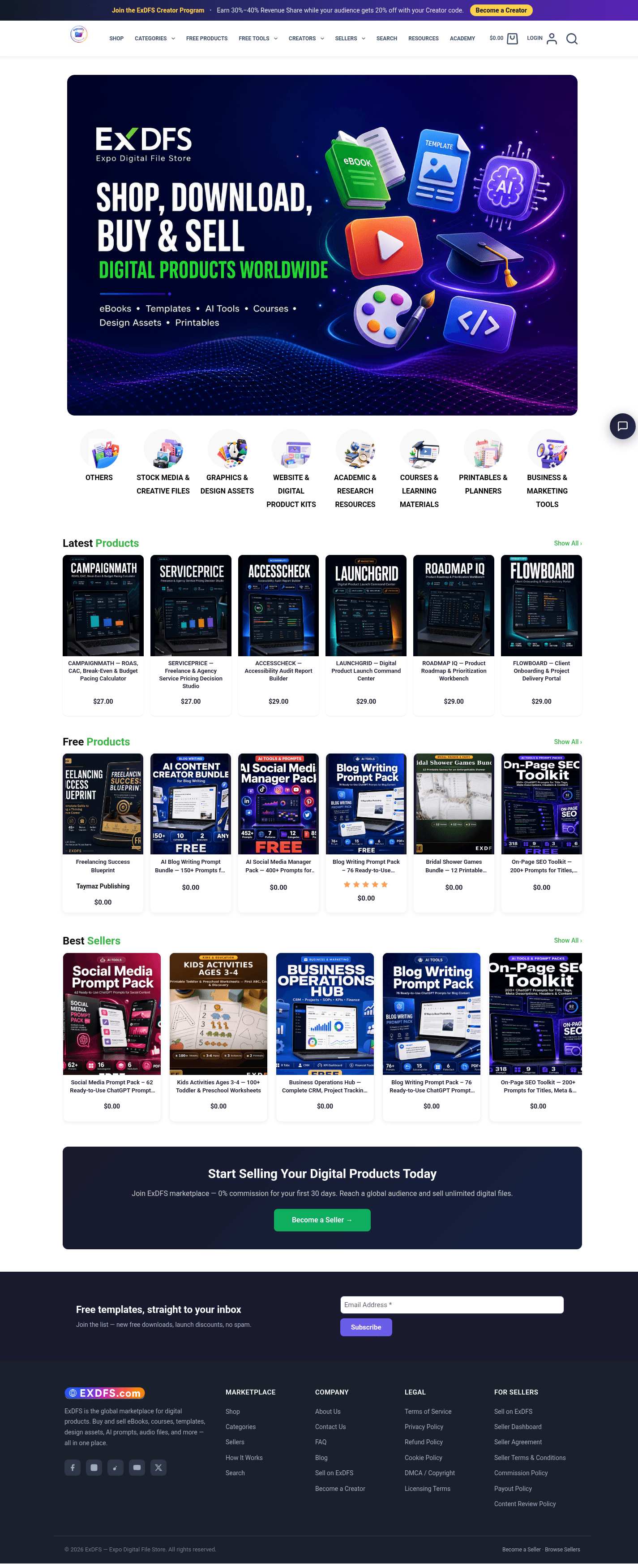 ExDFS screenshot