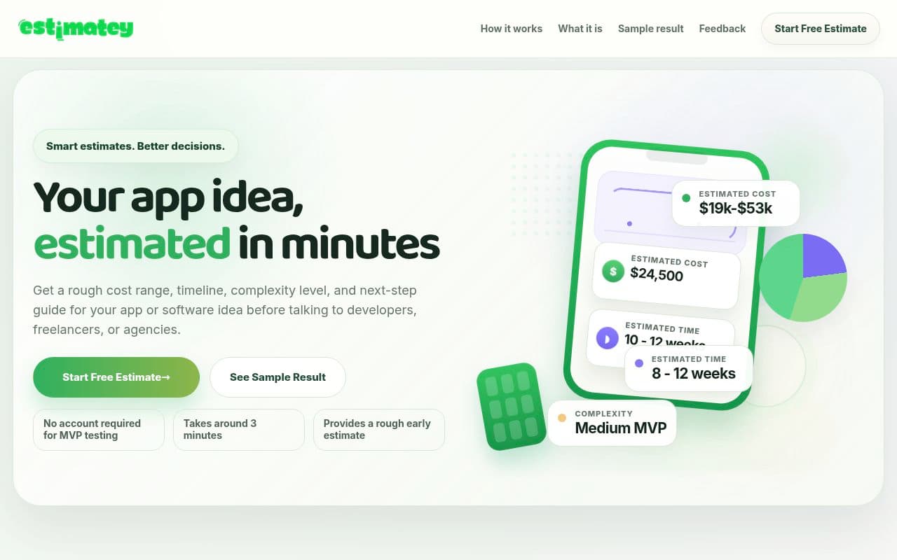 EstiMatey screenshot