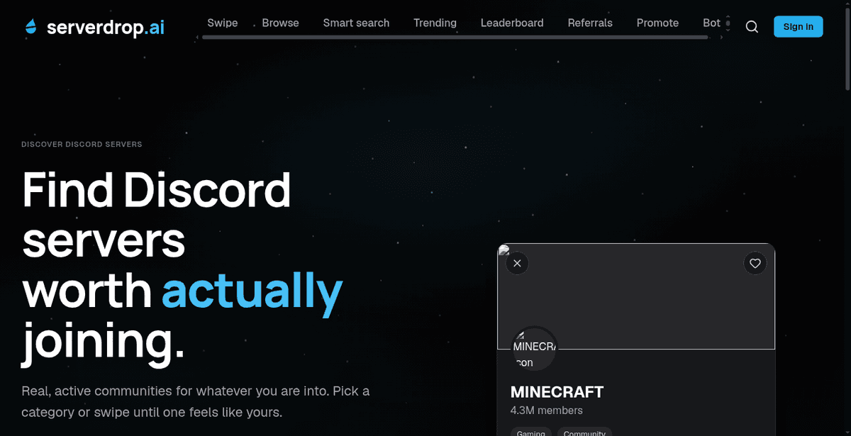 ServerDrop screenshot