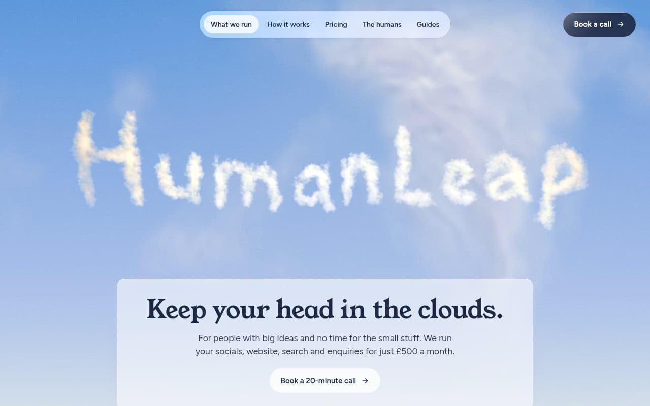 Humanleap screenshot