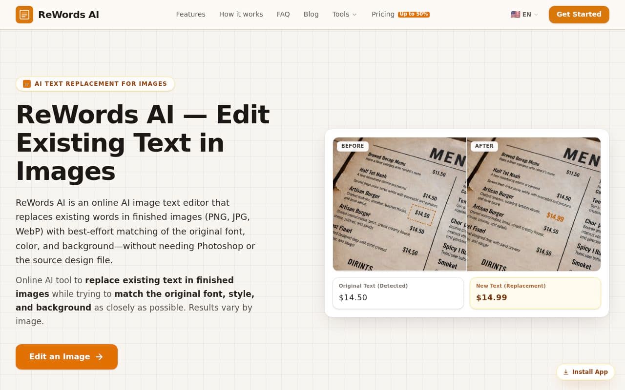 ReWords AI screenshot