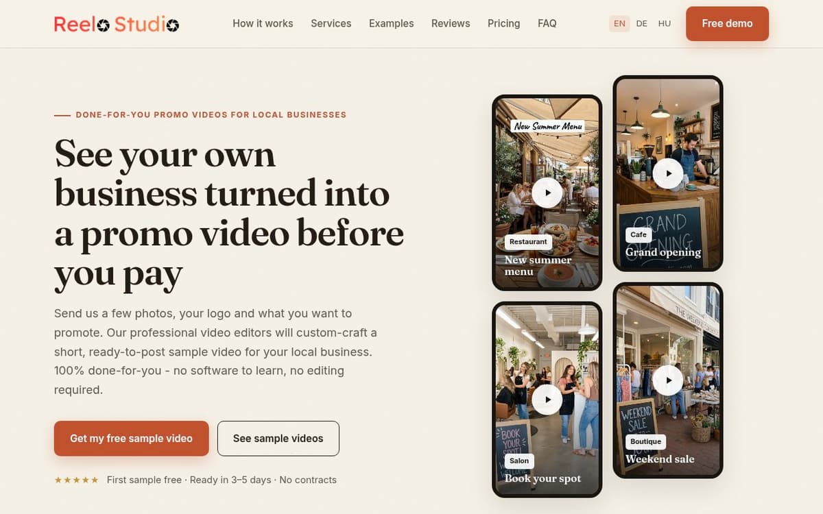 Reelo Studio screenshot