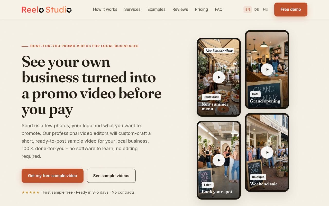Reelo Studio screenshot
