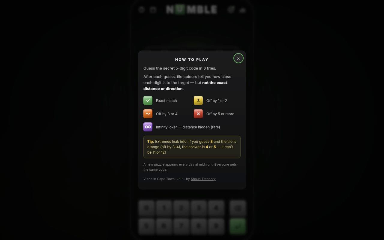 Numble screenshot