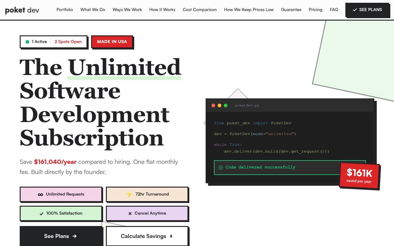 Poket Dev screenshot