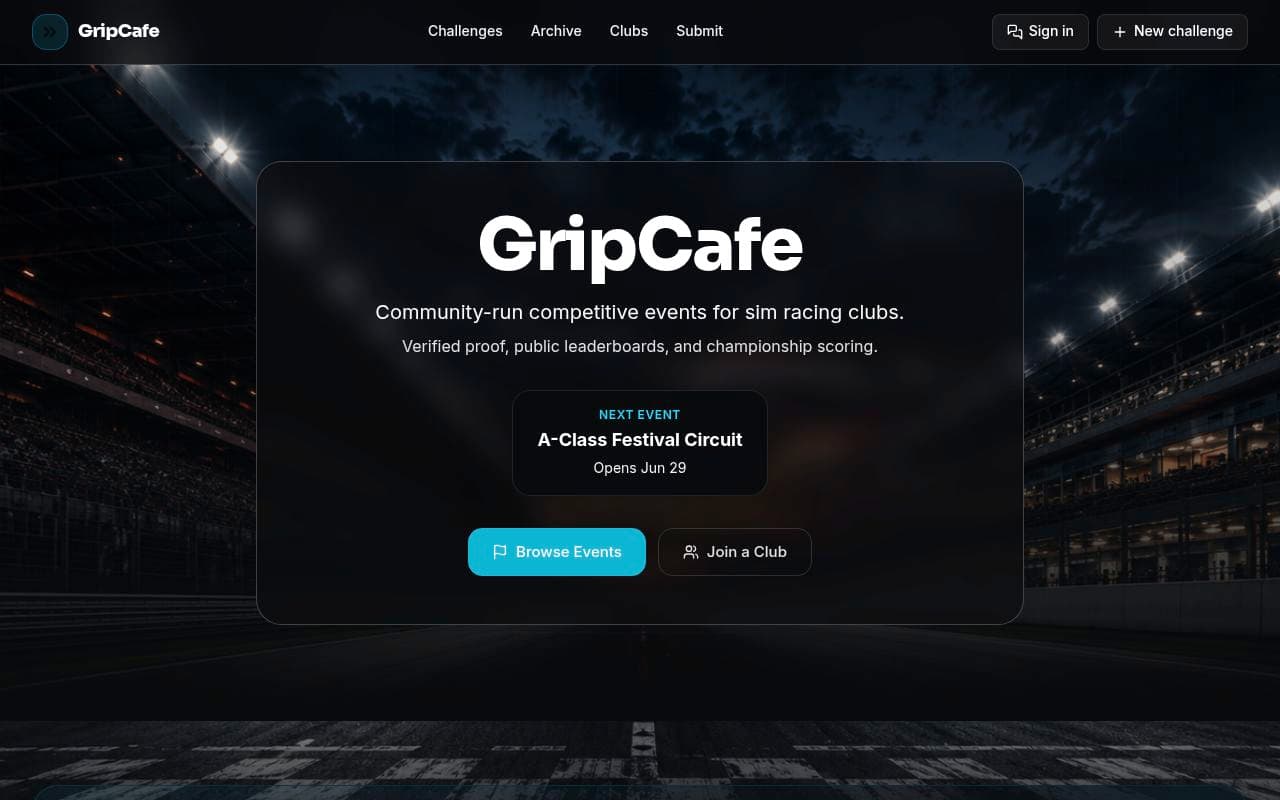 GripCafe screenshot