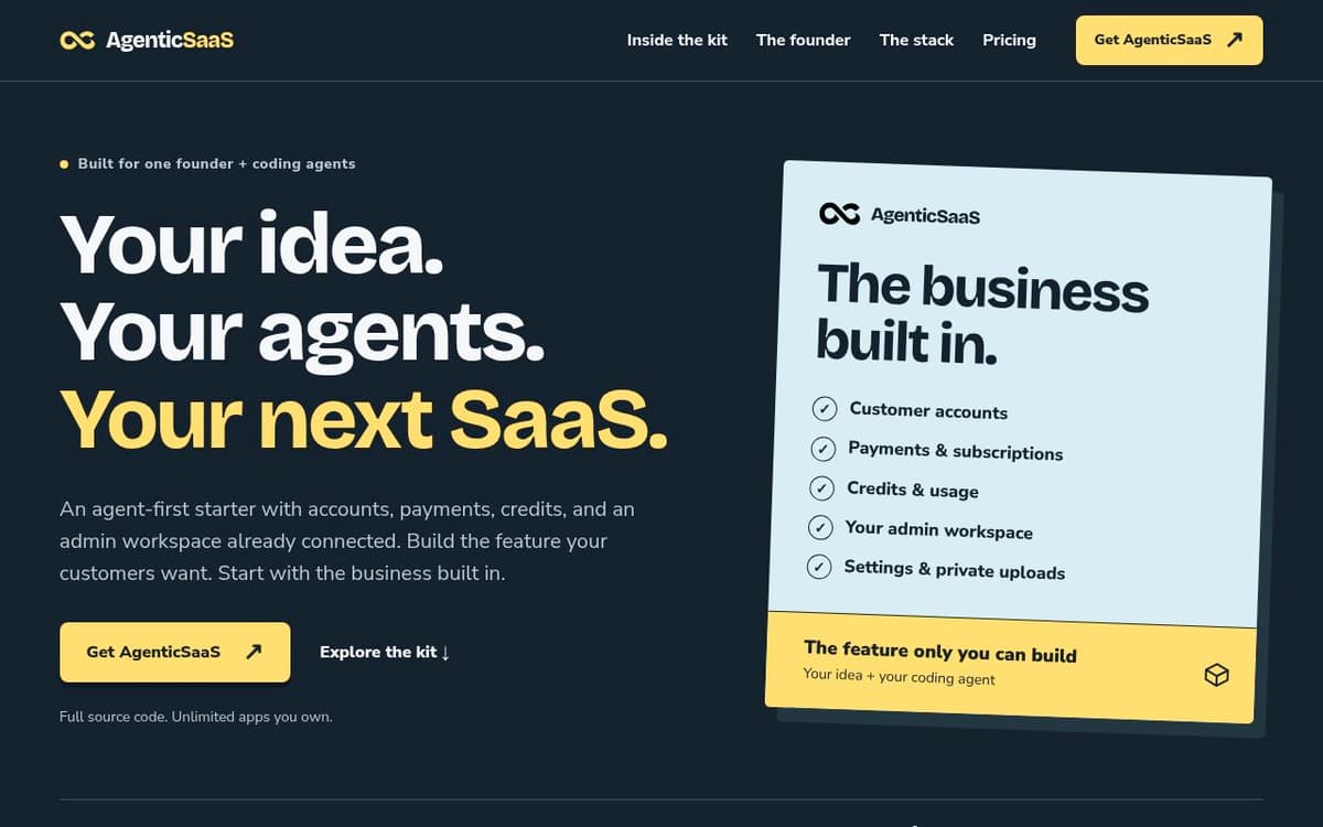 AgenticSaaS screenshot