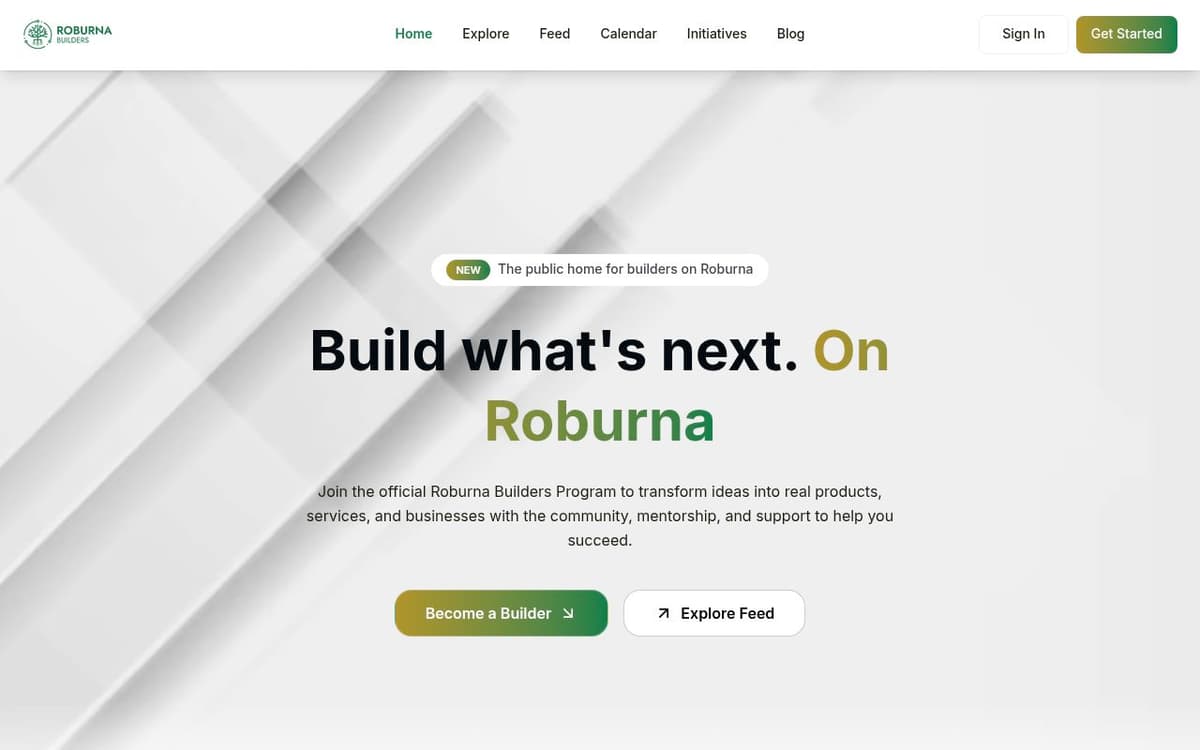 Roburna Builders screenshot