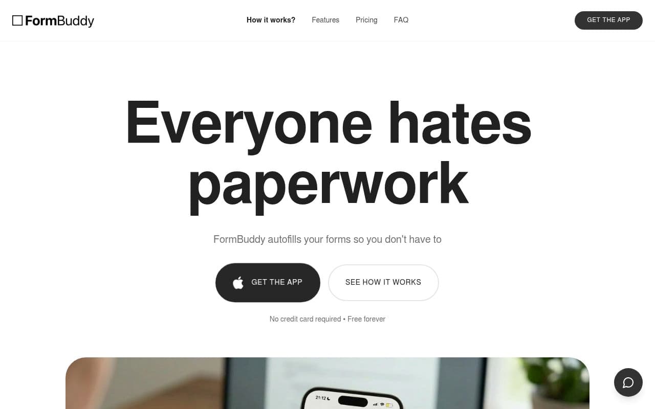 FormBuddy screenshot