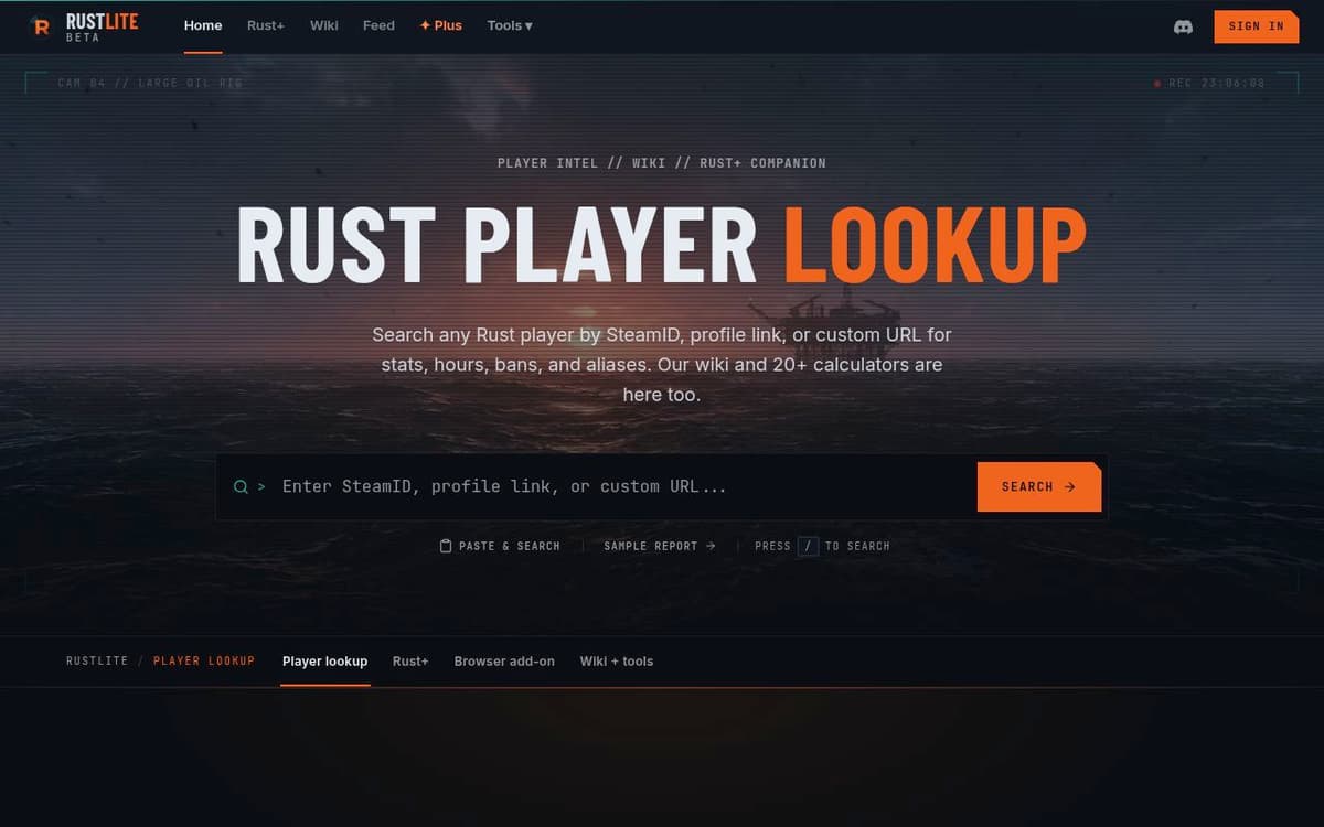 RustLite screenshot