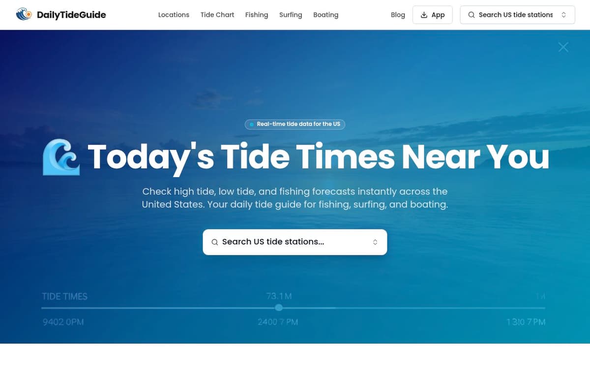 DailyTideGuide screenshot