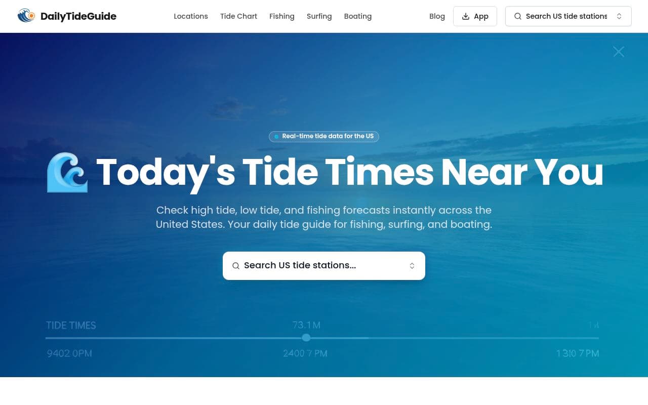 DailyTideGuide screenshot