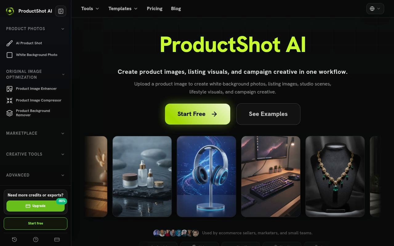 ProductShot AI screenshot