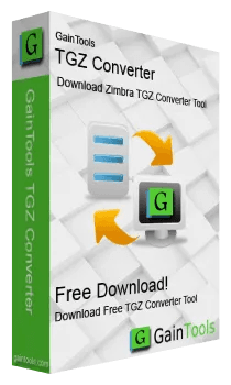 GainTools TGZ to PST Converter screenshot