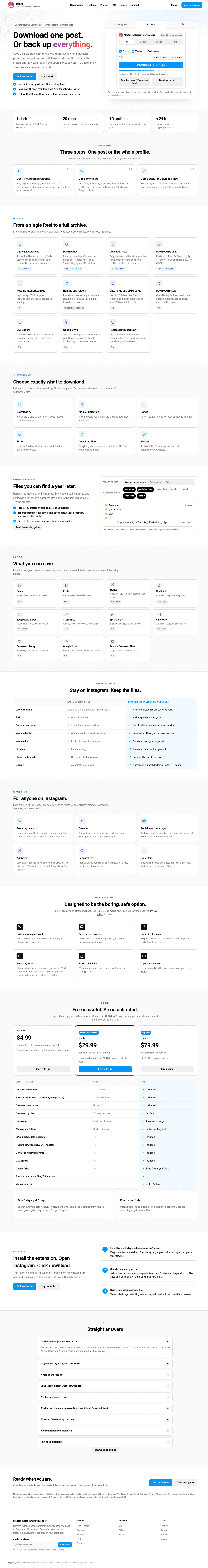 Master Instagram Downloader screenshot