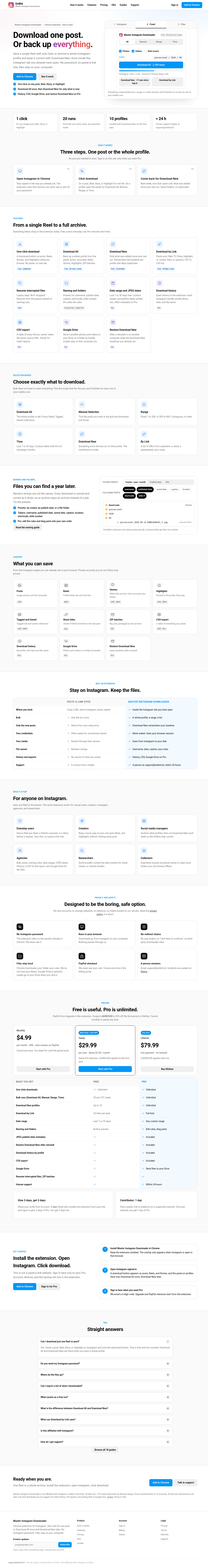 Master Instagram Downloader screenshot